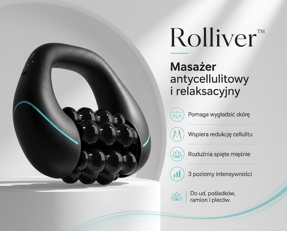 Rolliver™ Masażer Antycellulitowy i Relaksacyjny do Ciała